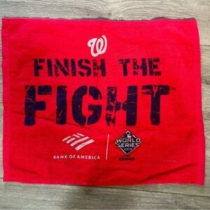 Washington Nationals World Series collector towel